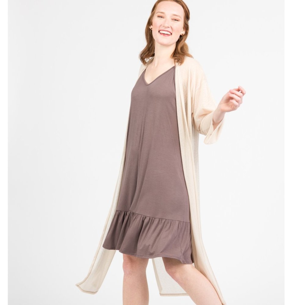 Agnes & Dora Slip Dress Cocoa